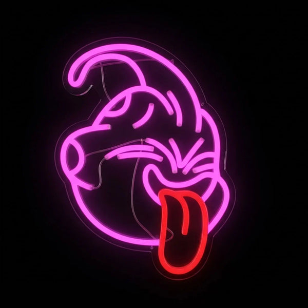 Néon LED Dragon Ball Z à l'effigie de Boo pour décoration de chambre manga