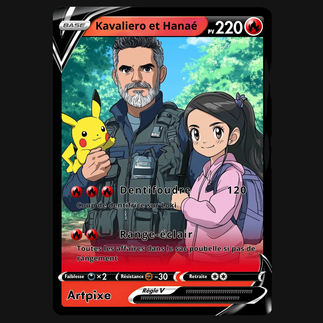 Créer sa carte Pokémon personnalisée — graphiste numérique Artpixe
