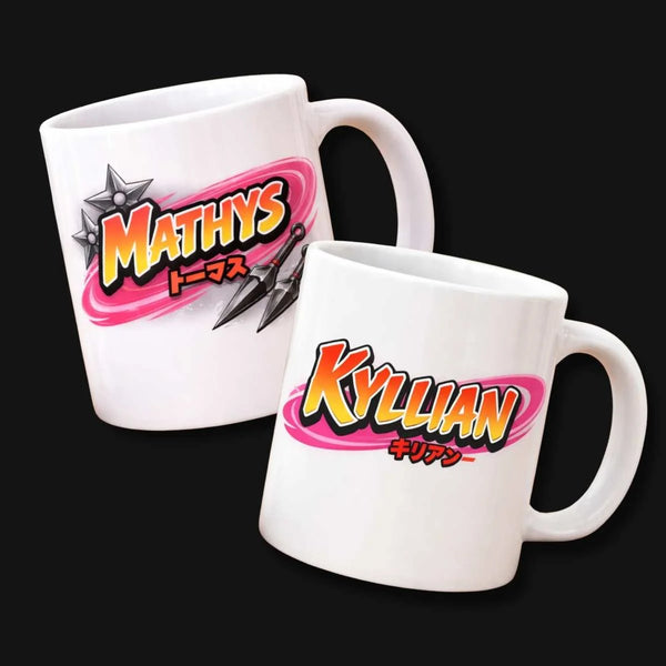 Mug Naruto personnalisé - cadeau fan manga