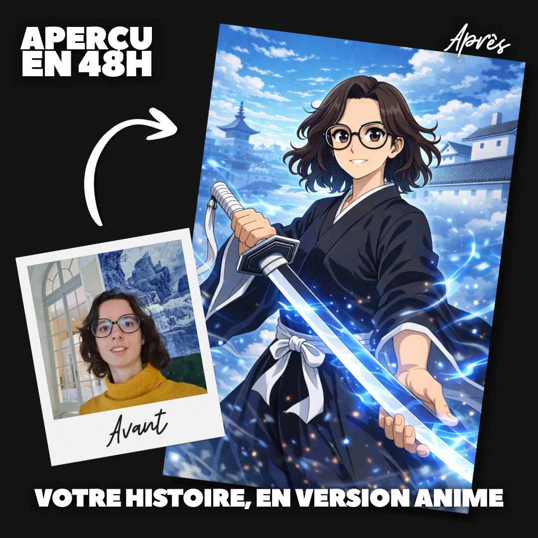 Portrait manga personnalisé | Bleach