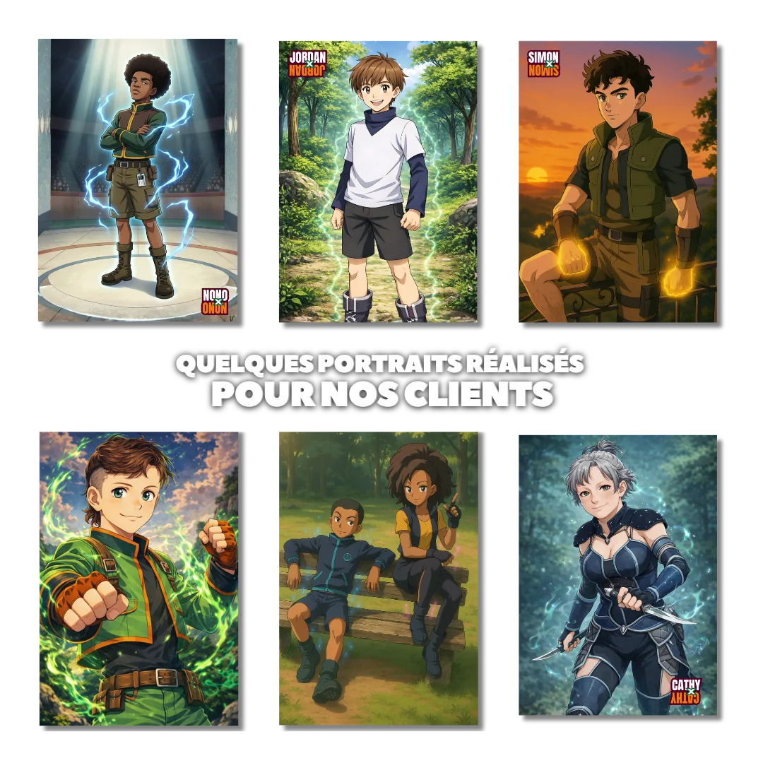 Portrait manga personnalisé | Hunter × Hunter 
