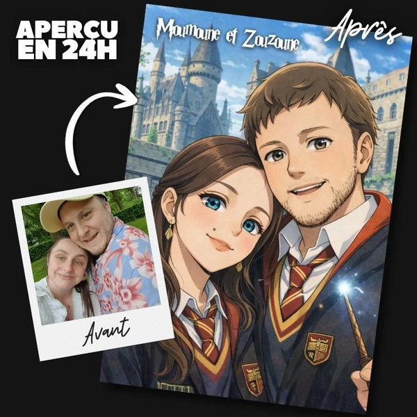 Portrait Harry Potter personnalisé