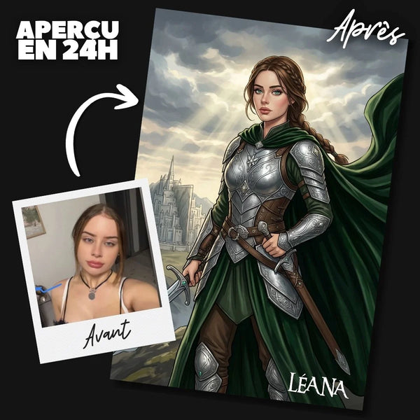 Portrait Seigneur des Anneaux personnalisé