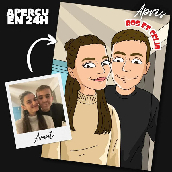 Portrait American Dad personnalisé