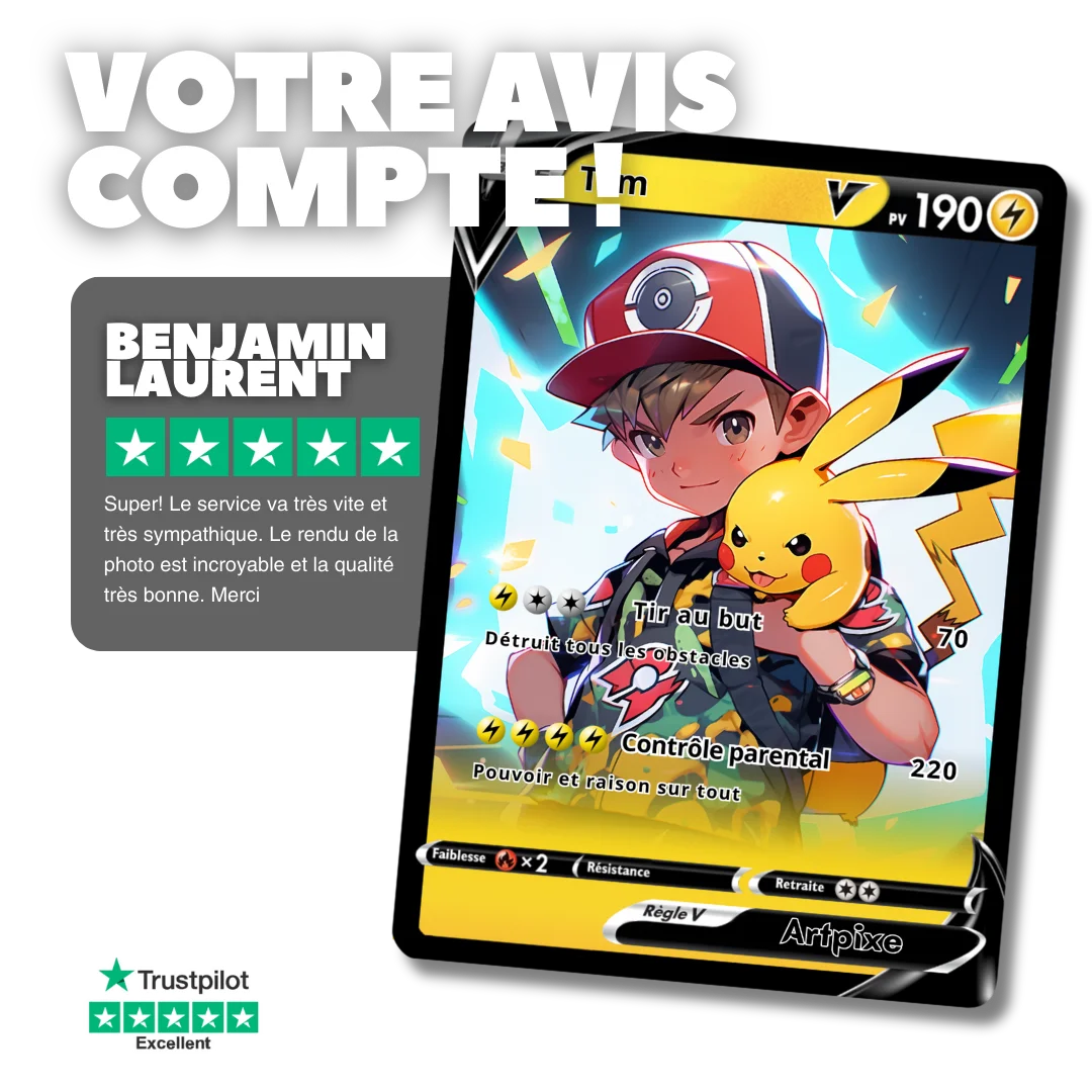 Portrait manga personnalisé de famille — jusqu'à 6 personnes sur la même illustration